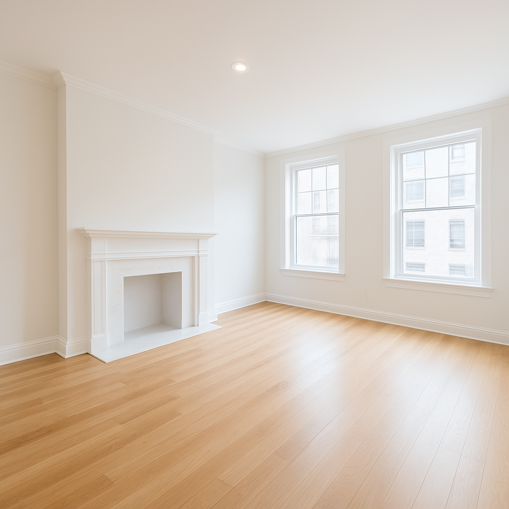 Freshly turned, move-in ready apartment interior